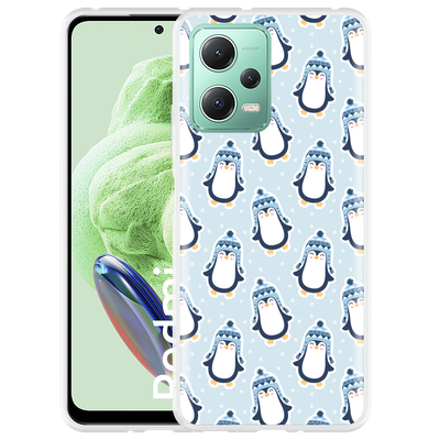 Cazy Hoesje geschikt voor Xiaomi Redmi Note 12 Pinguins