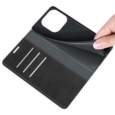Cazy Wallet Magnetic Hoesje geschikt voor iPhone 13 Pro - Zwart
