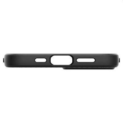 Hoesje geschikt voor iPhone 13 - Spigen Liquid Air Case - Zwart
