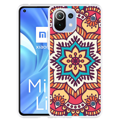 Cazy Hoesje geschikt voor Xiaomi Mi 11 Lite - Mandala Hippie
