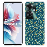 Hoesje geschikt voor Oppo Reno11 F Blaadjespatroon