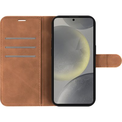 Cazy Premium Wallet Hoesje geschikt voor Samsung Galaxy S24 - Bruin