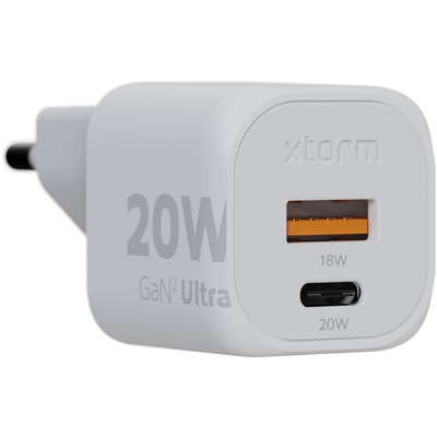 Xtorm 20W Fuel Series 5 Powerbank 10.000mAh - Zwart + Xtorm 20W GaN2-Ultra Lader + Essential USB-C PD Kabel