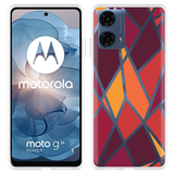 Hoesje geschikt voor Motorola Moto G04/G04s/G24/G24 Power Colorful Triangles