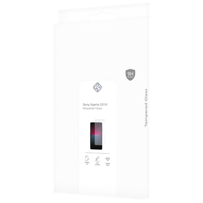 Cazy Tempered Glass Screen Protector geschikt voor Sony Xperia 10 IV - Transparant