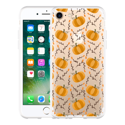 Cazy Hoesje geschikt voor iPhone 7 - Pumpkins