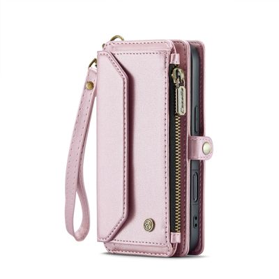 Caseme Case iPhone 16 - Crossbody Wallet Case - Pink