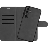 Uitneembare 2-in-1 Bookcase geschikt voor Samsung Galaxy A55 - Magnetische Backcover - Hoesje met Pasjeshouder - Zwart
