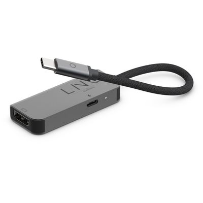 LINQ Connects 2-in-1 USB-C / HDMI Hub + 2M USB-C PD Kabel