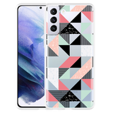 Hoesje geschikt voor Samsung Galaxy S21 Plus - Geometric Artwork