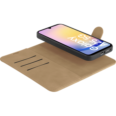Cazy Uitneembaar Wallet Hoesje voor Samsung Galaxy A25 - Magnetisch 2-in-1 Hoesje met Pasvakjes - Taupe