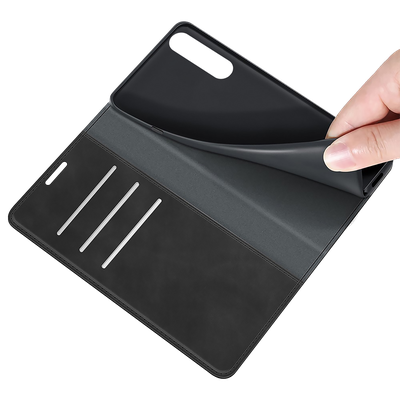 Cazy Wallet Magnetic Hoesje geschikt voor Sony Xperia 10 V - Zwart