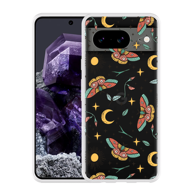 Cazy Hoesje geschikt voor Google Pixel 8 Magisch Patroon