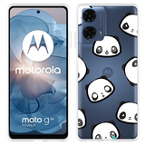 Hoesje geschikt voor Motorola Moto G04/G04s/G24/G24 Power Panda Emotions