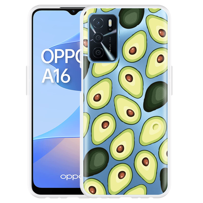 Cazy Hoesje geschikt voor Oppo A16/A16s - Avocado's