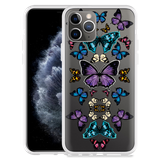 Hoesje geschikt voor iPhone 11 Pro - Vlinder Symmetrie