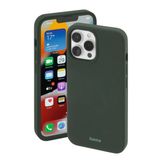 Hama MagCase Finest Feel Pro Cover Hoesje geschikt voor Apple iPhone 13 Pro Max - Compatibel met Magasafe - TPU materiaal - Zijdezacht afwerking - Krasbestendig - Perfecte Pasvorm - Groen