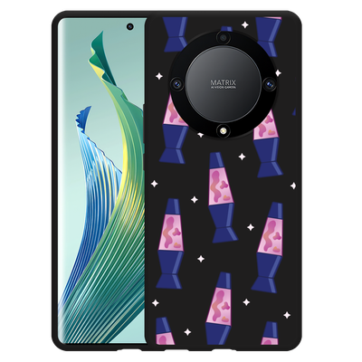 Cazy Hoesje Zwart geschikt voor Honor Magic5 Lite Lavalampen