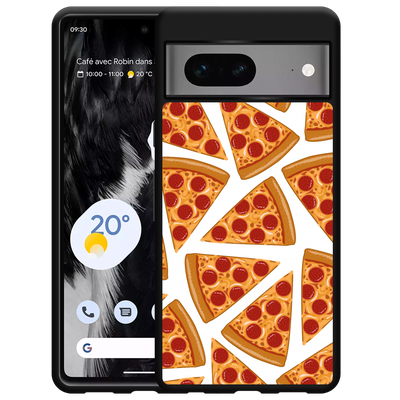 Cazy Hardcase hoesje geschikt voor Google Pixel 7 - Pizza Party