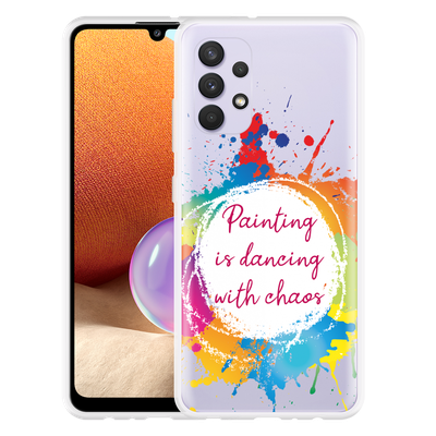 Cazy Hoesje geschikt voor Samsung Galaxy A32 4G - Painting