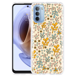 Hoesje geschikt voor Motorola Moto G41 - Doodle Flower