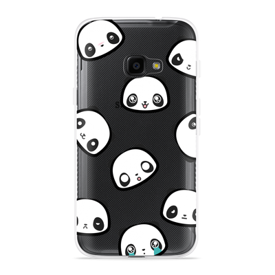 Cazy Hoesje geschikt voor Samsung Galaxy Xcover 4s - Panda Emotions