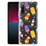 Cazy Hoesje geschikt voor Sony Xperia 10 IV - Ice Cream 2