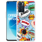 Hoesje geschikt voor Oppo Reno6 5G - Comic