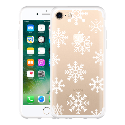 Cazy Hoesje geschikt voor iPhone 7 - Snow
