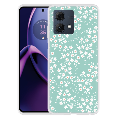 Cazy Hoesje geschikt voor Motorola Moto G84 5G Lente Bloesems