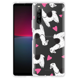 Cazy Hoesje geschikt voor Sony Xperia 10 IV - Alpaca