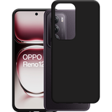 Soft TPU Hoesje geschikt voor Oppo Reno12 - Zwart