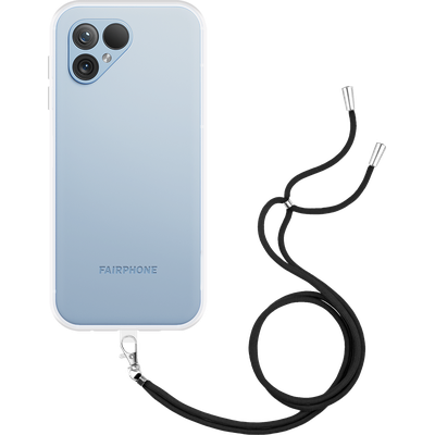 Cazy TPU Hoesje met Koord geschikt voor Fairphone 5 - Transparant