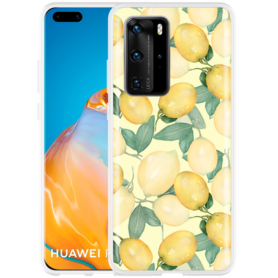 Cazy Hoesje geschikt voor Huawei P40 Pro - Lemons