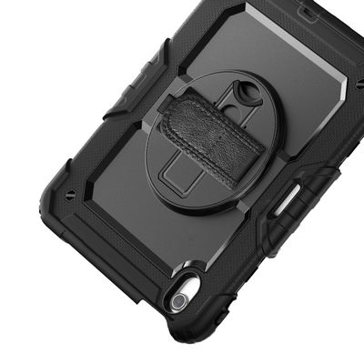 Just in Case iPad Air 13 2024 (1st Gen) - Shockproof Case (PET Screenprotector/Hand Strap) - Black