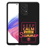 Hoesje Zwart geschikt voor Samsung Galaxy A53 - Summer Time