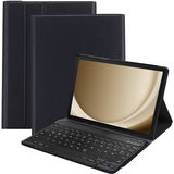 Hoes met Toetsenbord QWERTZ - geschikt voor Samsung Galaxy Tab A9+ - Zwart