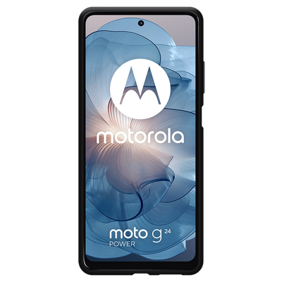 Cazy Soft TPU Hoesje geschikt voor Motorola Moto G04/G24/G24 Power - Zwart