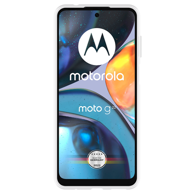 Cazy TPU Hoesje met Koord geschikt voor Motorola Moto G22 - Transparant