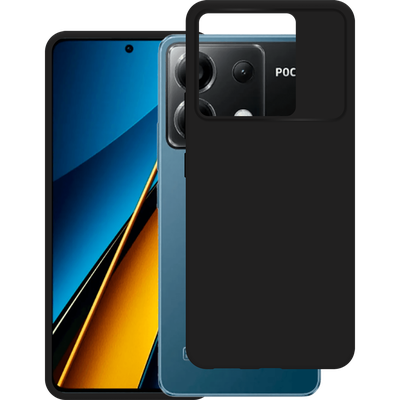 Just in Case Xiaomi Poco X6 - Soft TPU Case with Necklace Strap - Black