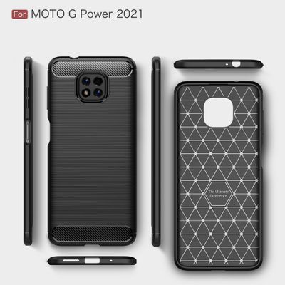 Cazy Rugged TPU Hoesje geschikt voor Motorola Moto G Power 2021 - Zwart
