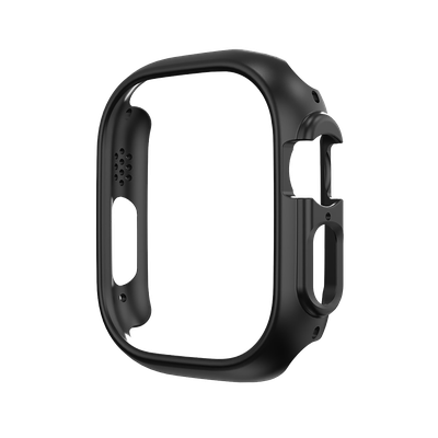 Cazy Hoesje geschikt voor Apple Watch Ultra - Hard Cover - Zwart