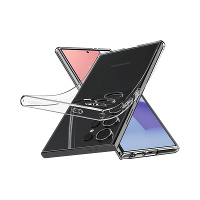 Spigen Liquid Crystal Case geschikt voor Samsung Galaxy S24 Ultra Telefoonhoesje - Transparant