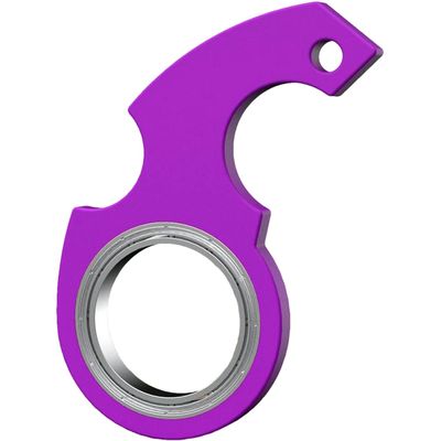 Cazy Spinner Sleutelhanger Fidget Ring - Ninja Spinner - Paars