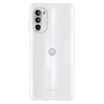 Just in Case Motorola Moto G52 - Soft TPU Case with Necklace Strap - Clear