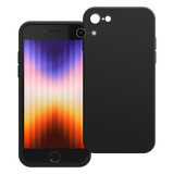 Soft Color TPU Hoesje geschikt voor iPhone 7/8/SE 2020/2022 - Zwart