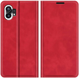Wallet Magnetic Hoesje geschikt voor Nothing Phone (1) - Rood