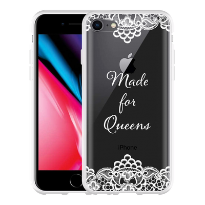 Cazy Hoesje geschikt voor iPhone 8 - Made for queens