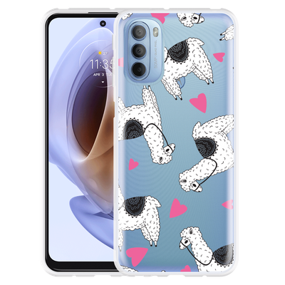 Cazy Hoesje geschikt voor Motorola Moto G41 - Alpaca