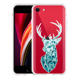 Hoesje geschikt voor iPhone SE 2020 - Art Deco Deer